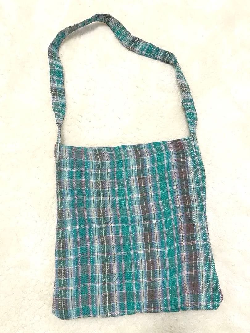 ヴィンテージ カンタキルト ラリーキルト ショルダーバッグ 刺し子