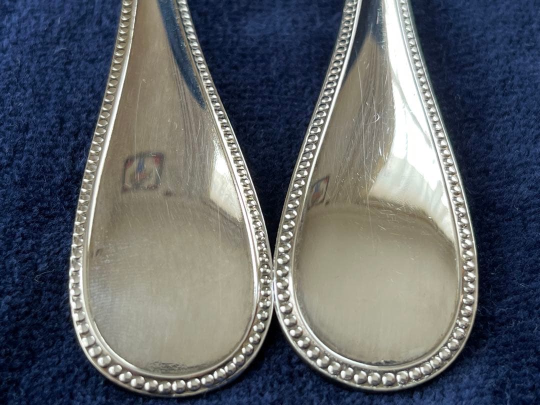 カトラリー(スプーン等) Christfle SALAD FORK & SPOON PERLES