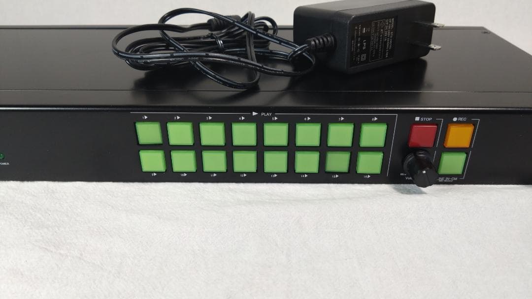 【新品同様 開封済 未使用 】三共電子 WRX-8F3 デジタルアナウンスマシン