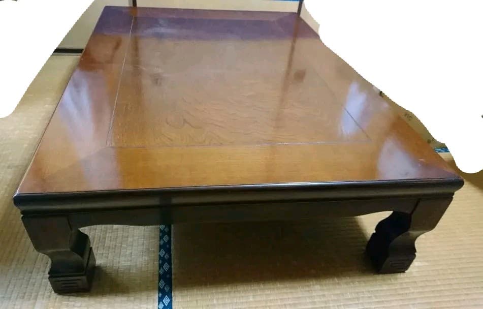 木製 座卓(和室 ローテーブル) 88×120×33センチ 1台