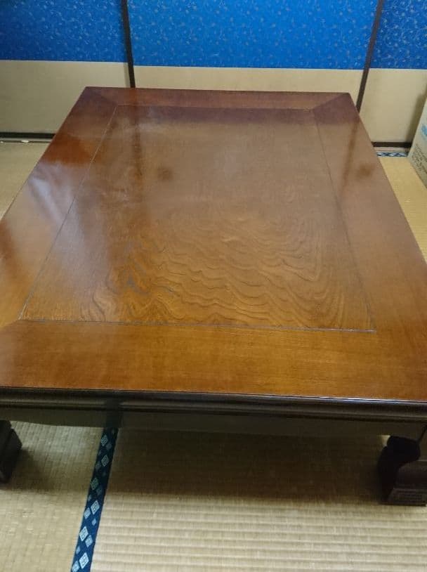 木製 座卓(和室 ローテーブル) 88×120×33センチ 1台
