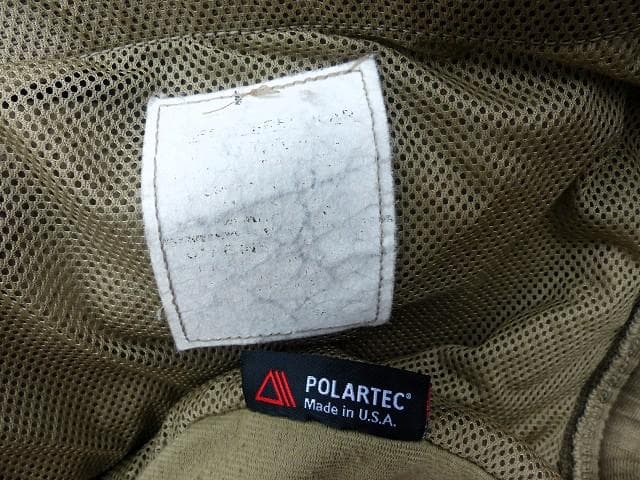 米軍実物　ポーラテックフリースジャケット　L-R　コヨーテ　ECWCS　162