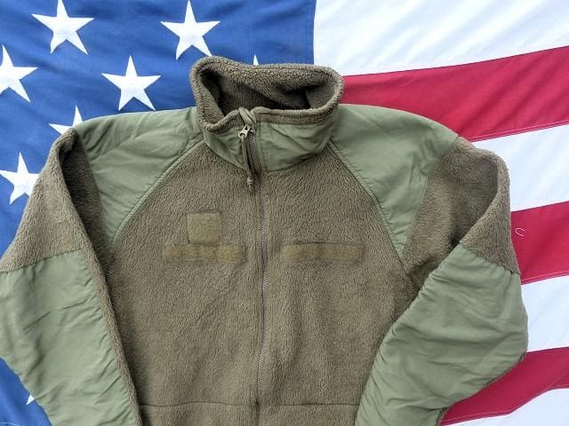 米軍実物　ポーラテックフリースジャケット　L-R　コヨーテ　ECWCS　162