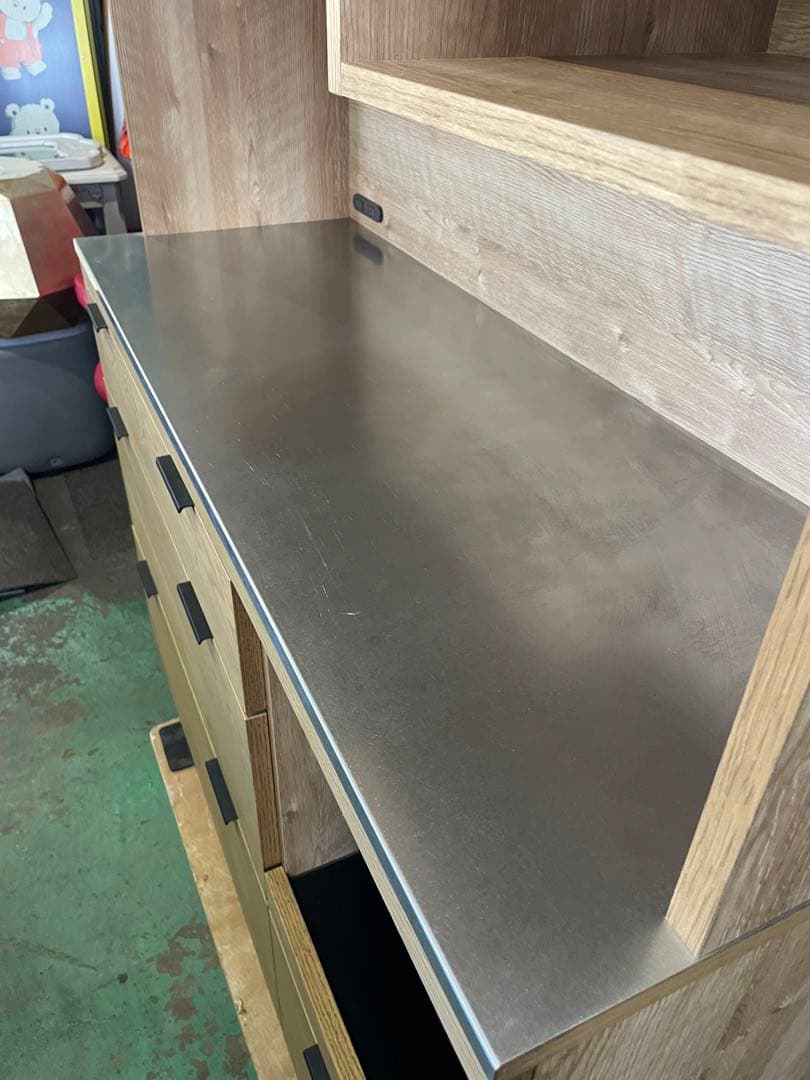 unico ウニコ ADDAY アディ オーク材 キッチンボード レンジ 食器棚