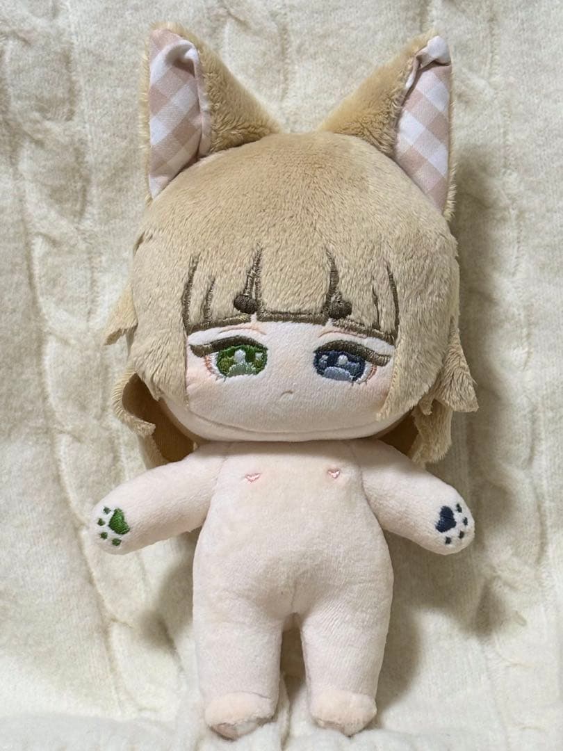 無属性ぬいぐるみ 20cm 自作ぬいぐるみ 骨あり