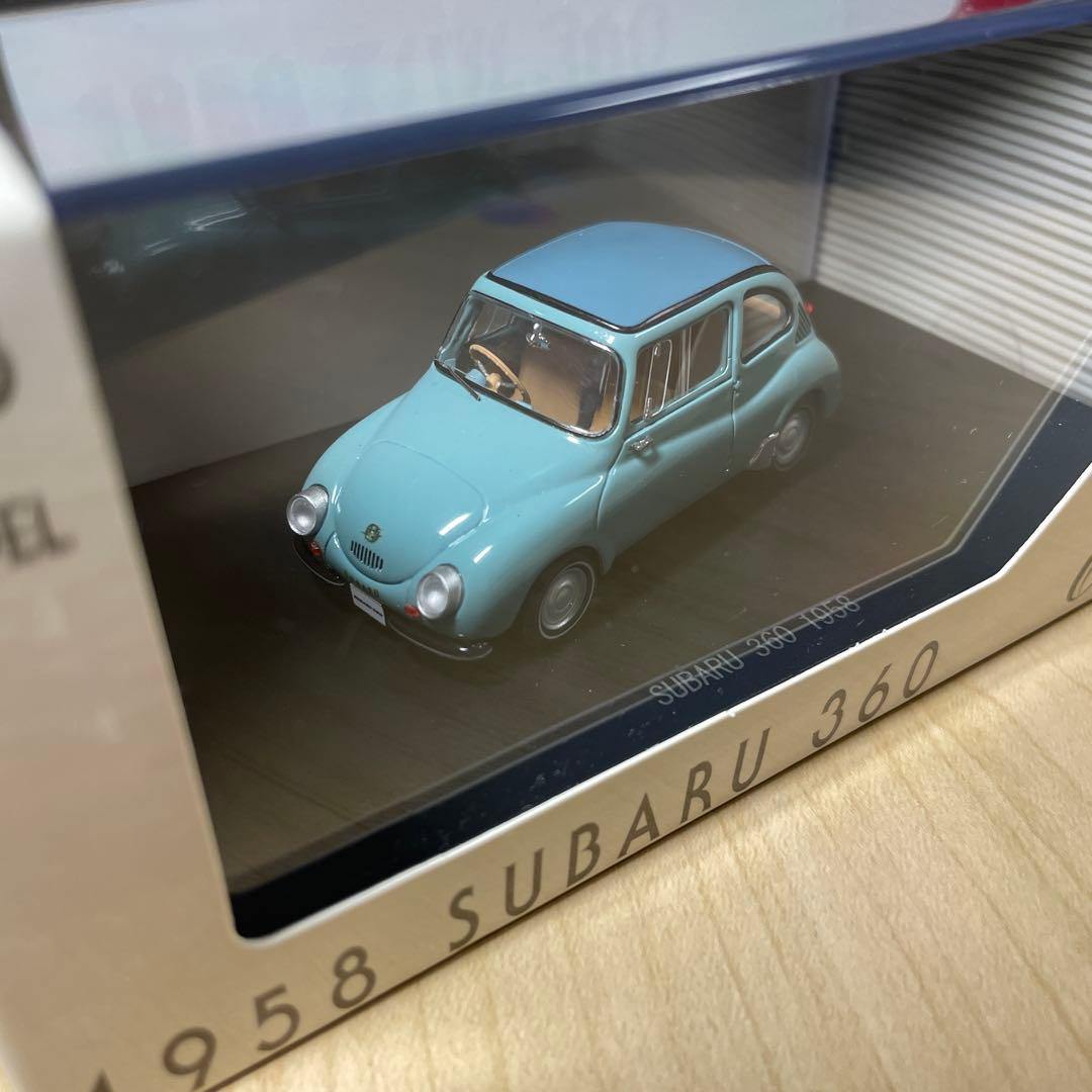 未開封 Ebbro スバル 360 ミニカー 1/43 レジンモデル　2台セット