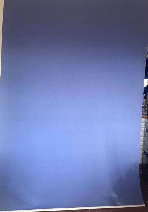 DIYタチカワブラインド　ロールスクリーン　プルコード式ブルー約172×250㎝