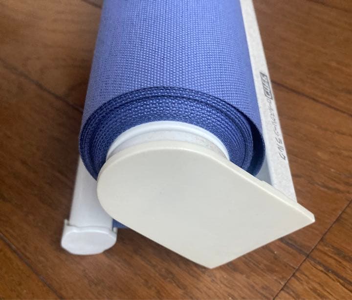 DIYタチカワブラインド　ロールスクリーン　プルコード式ブルー約172×250㎝