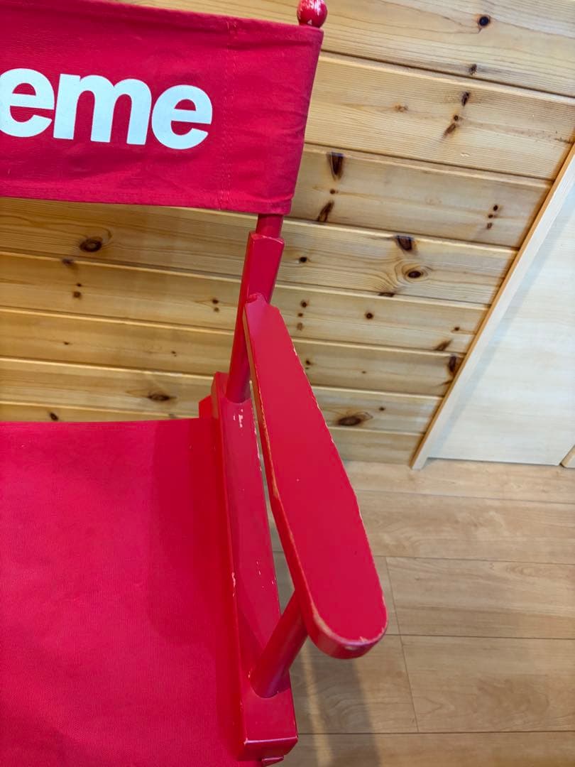 Supreme レッド ディレクターズチェア