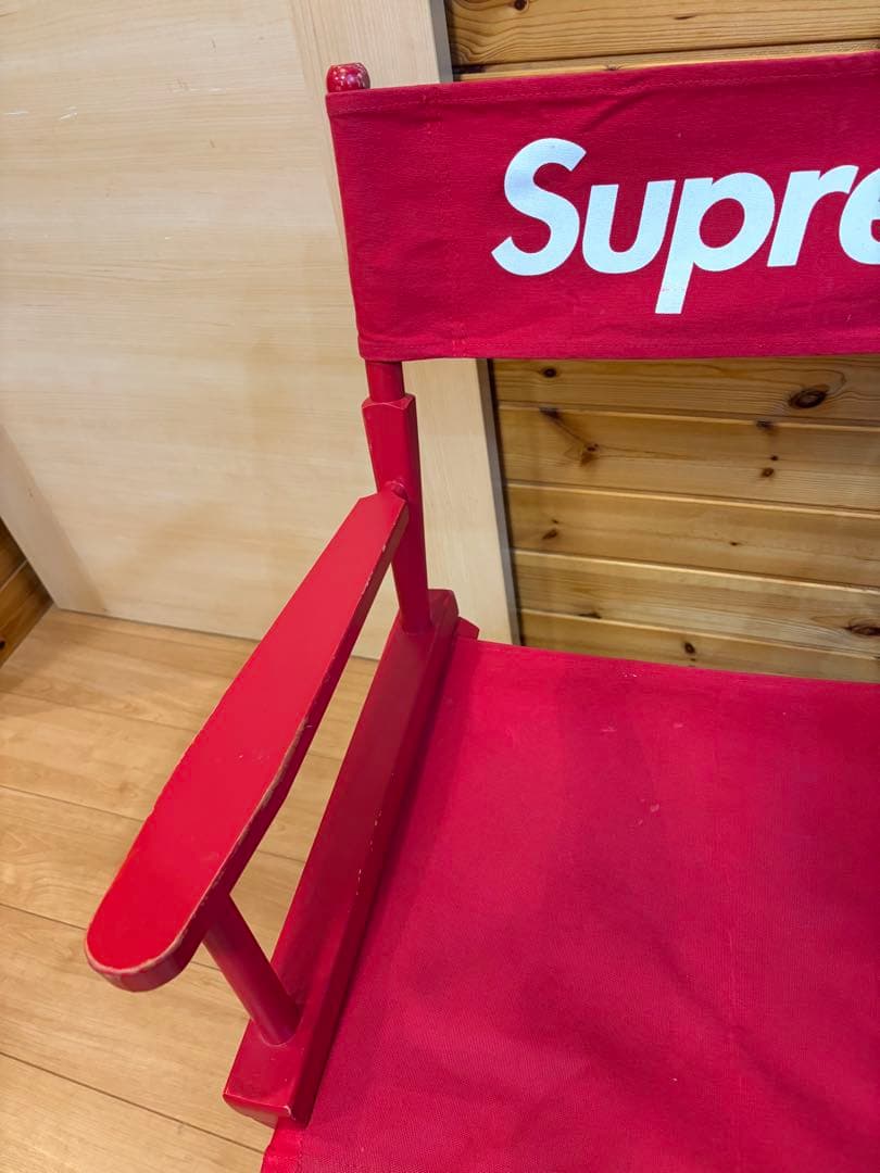 Supreme レッド ディレクターズチェア
