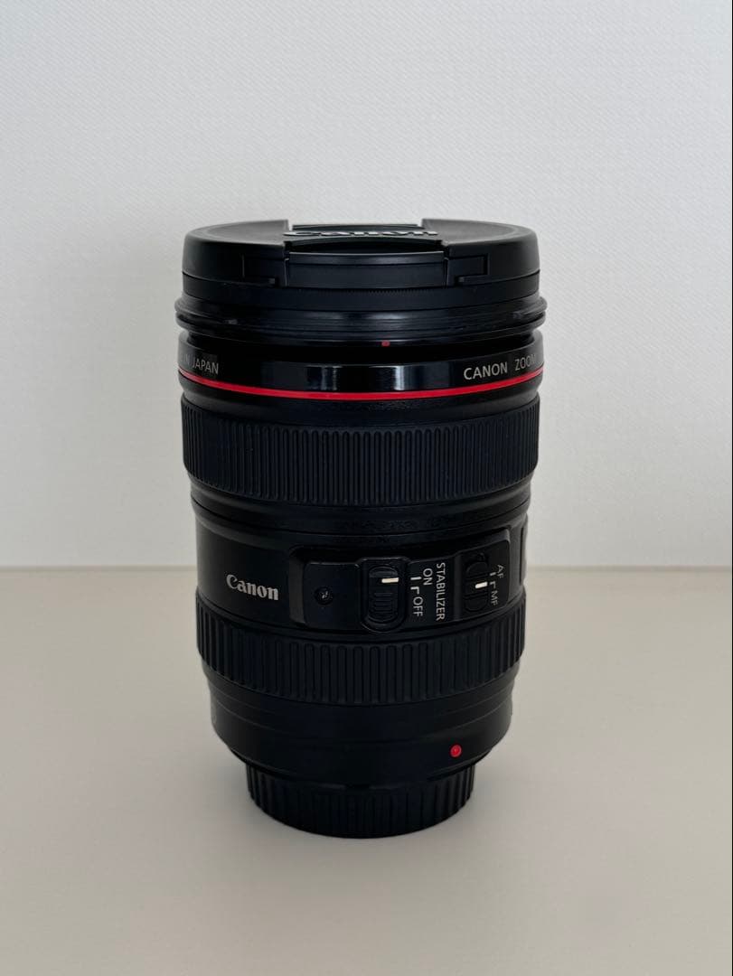 Canon EF24-105mm F4L IS USM ズームレンズ フード付
