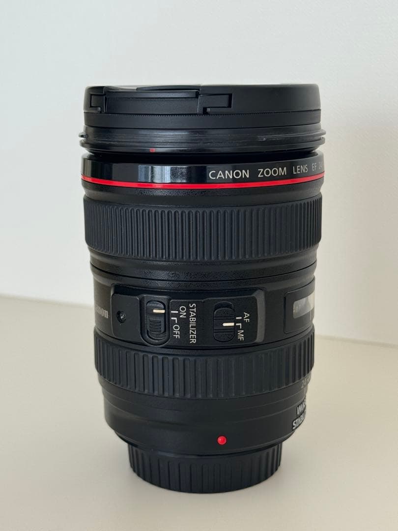 Canon EF24-105mm F4L IS USM ズームレンズ フード付