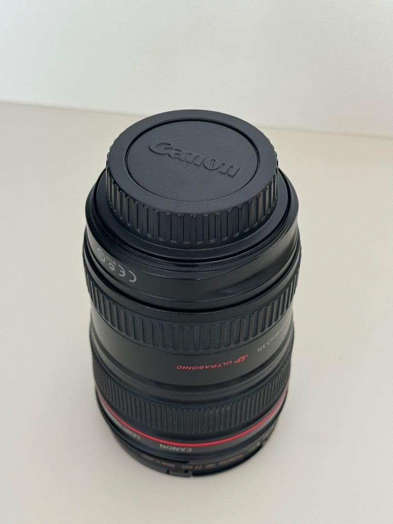Canon EF24-105mm F4L IS USM ズームレンズ フード付