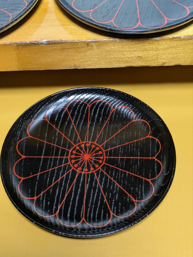 銘々皿　象彦　3　 漆器　 茶道具　 菓子皿　 小皿　 菓子器　 木製　 漆芸