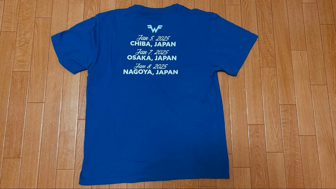 weezerライブTシャツ　M サイズ　2025 レア