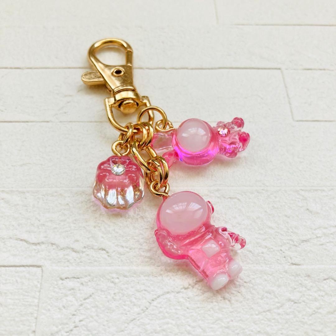 S☆Mページ　名入れチャーム レジンキーホルダー 5点