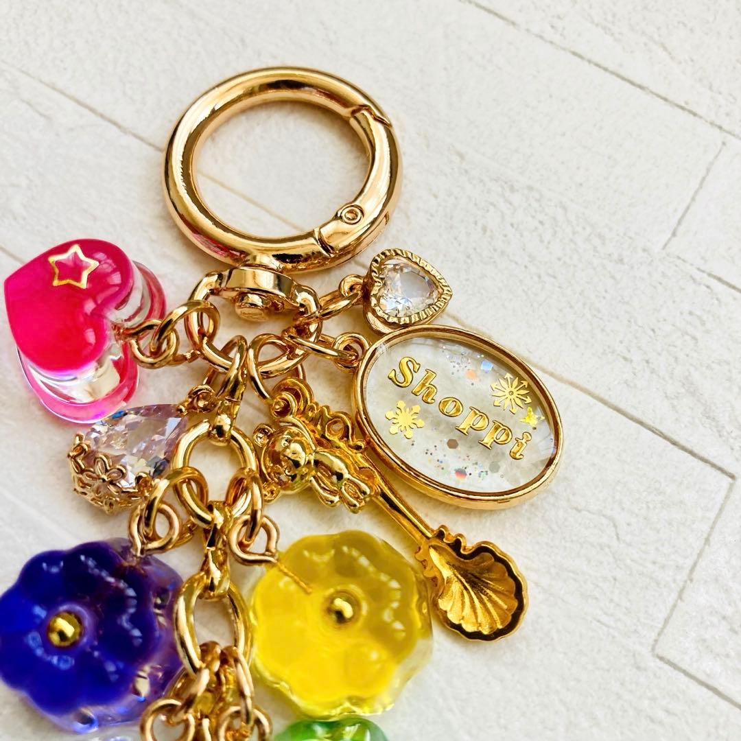 S☆Mページ　名入れチャーム レジンキーホルダー 5点