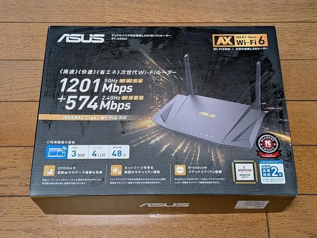 ★美品★ASUS RT-AX56U メッシュ Wi-Fi 6★
