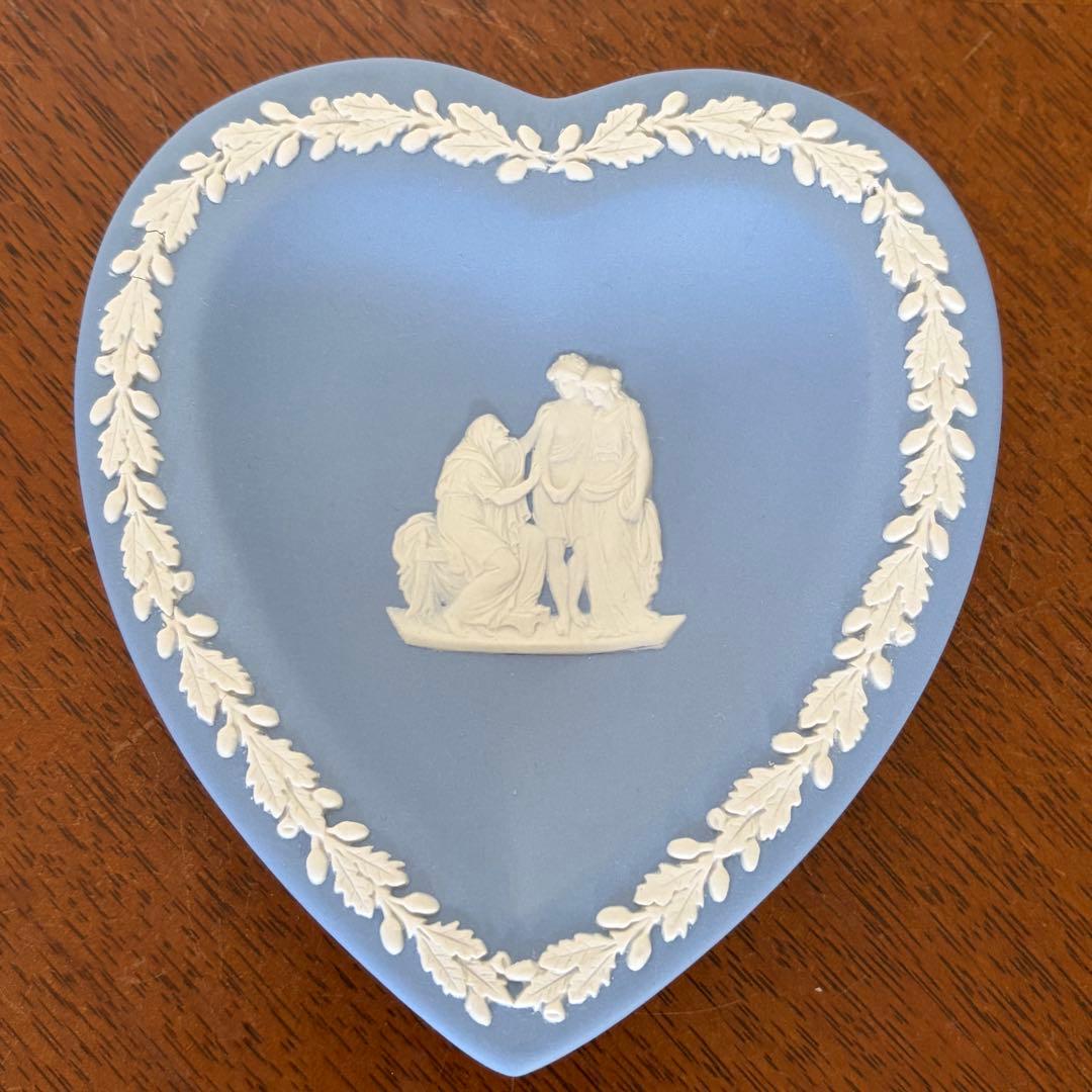 【美品】ウェッジウッド★ジャスパー★トランプ型トレイ　4枚