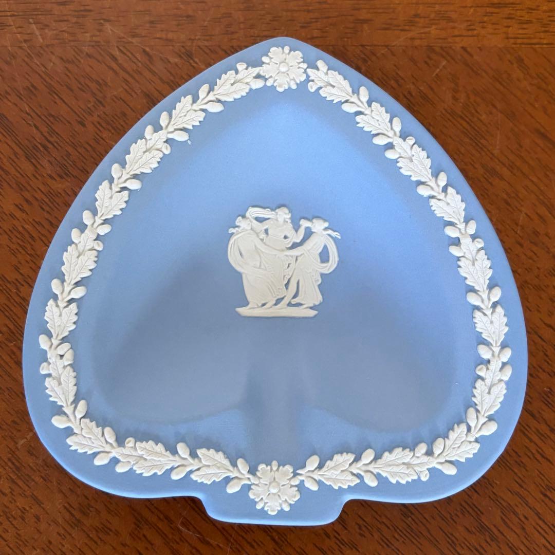 【美品】ウェッジウッド★ジャスパー★トランプ型トレイ　4枚