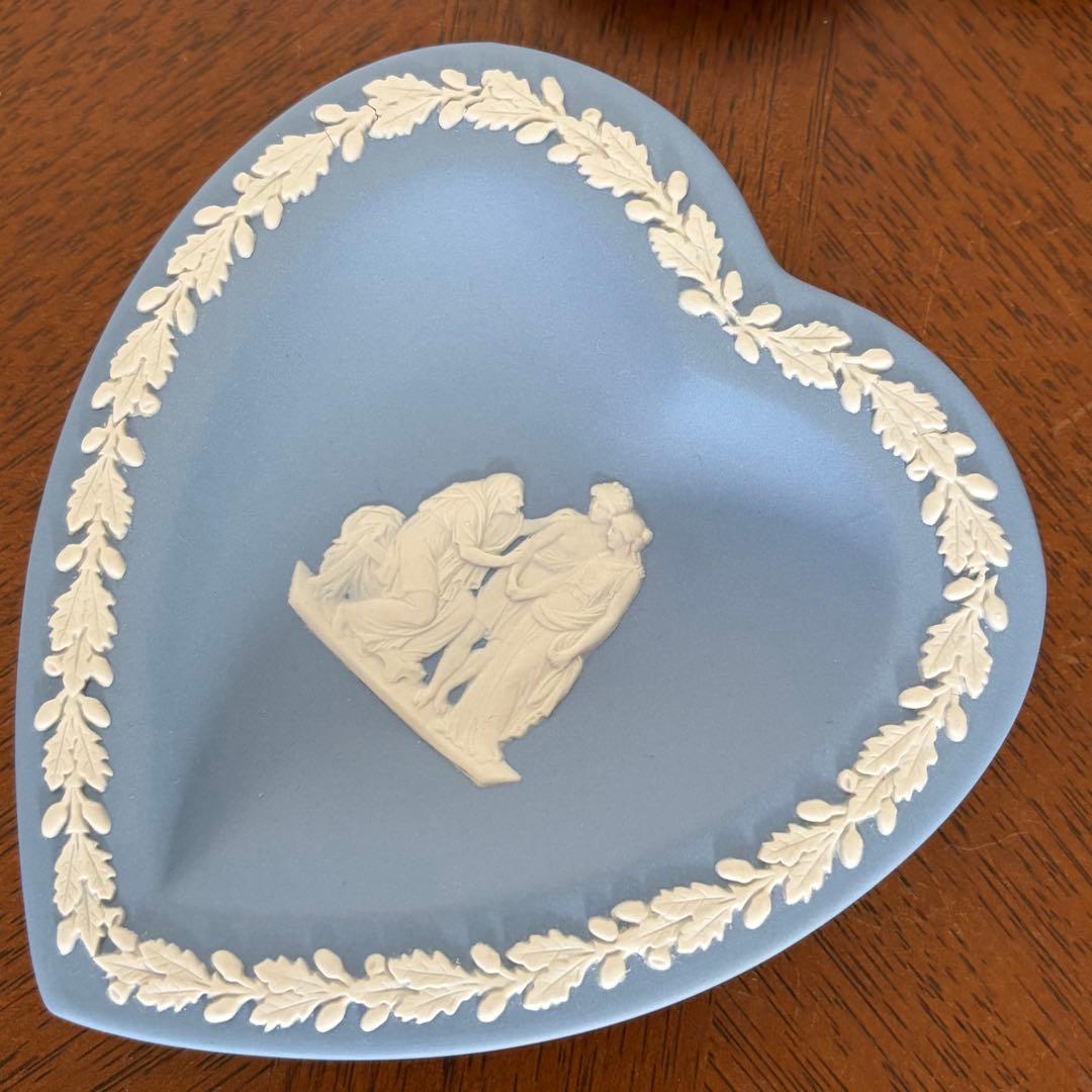 【美品】ウェッジウッド★ジャスパー★トランプ型トレイ　4枚