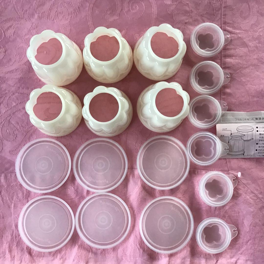 タッパーウェア　ローストチキン用　ジュレカップ　粉ふるい　シリコンベーキンシート