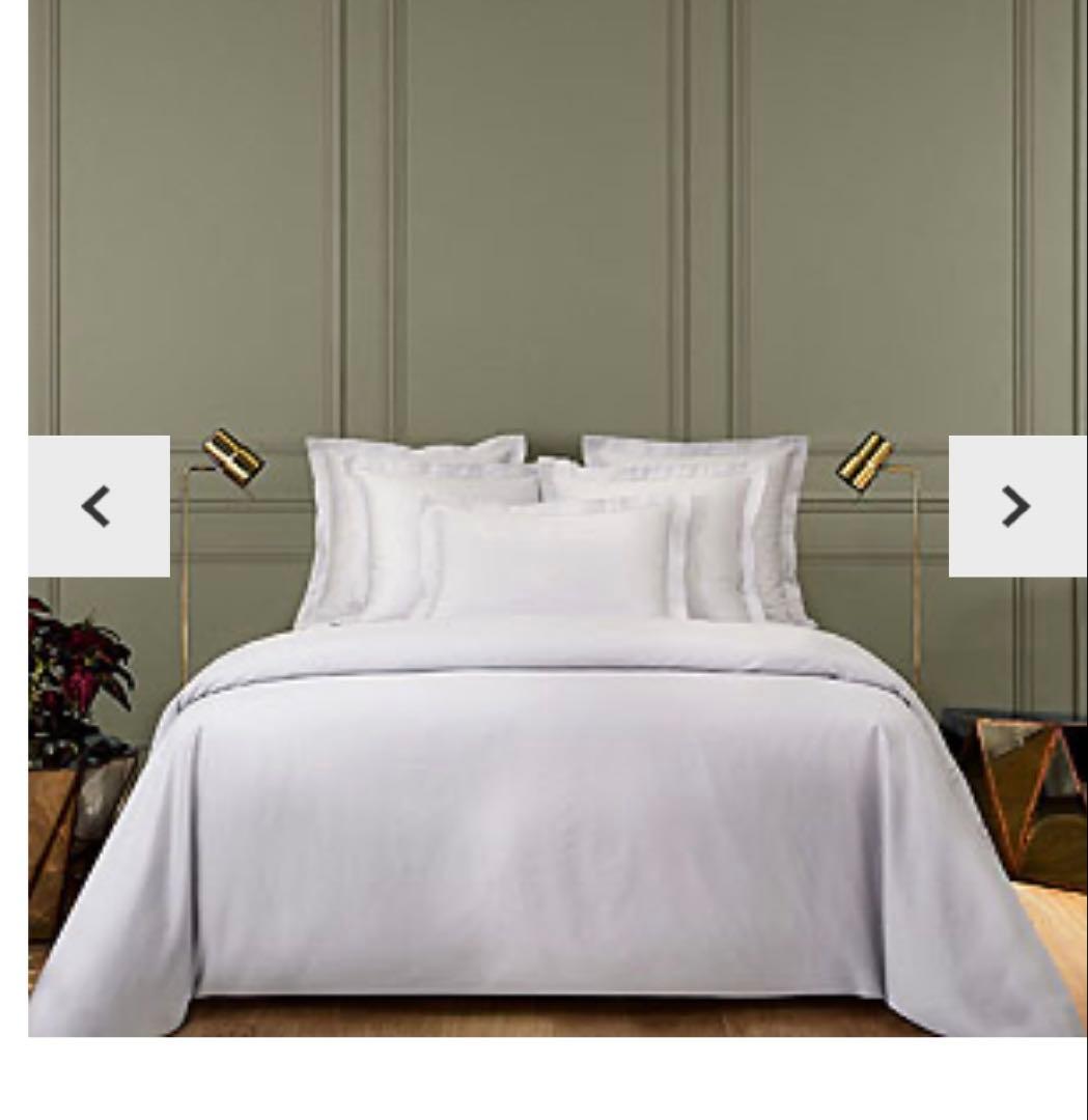 Yves Delormeイヴドローム掛け布団カバー／ホワイト／ダブル正規品