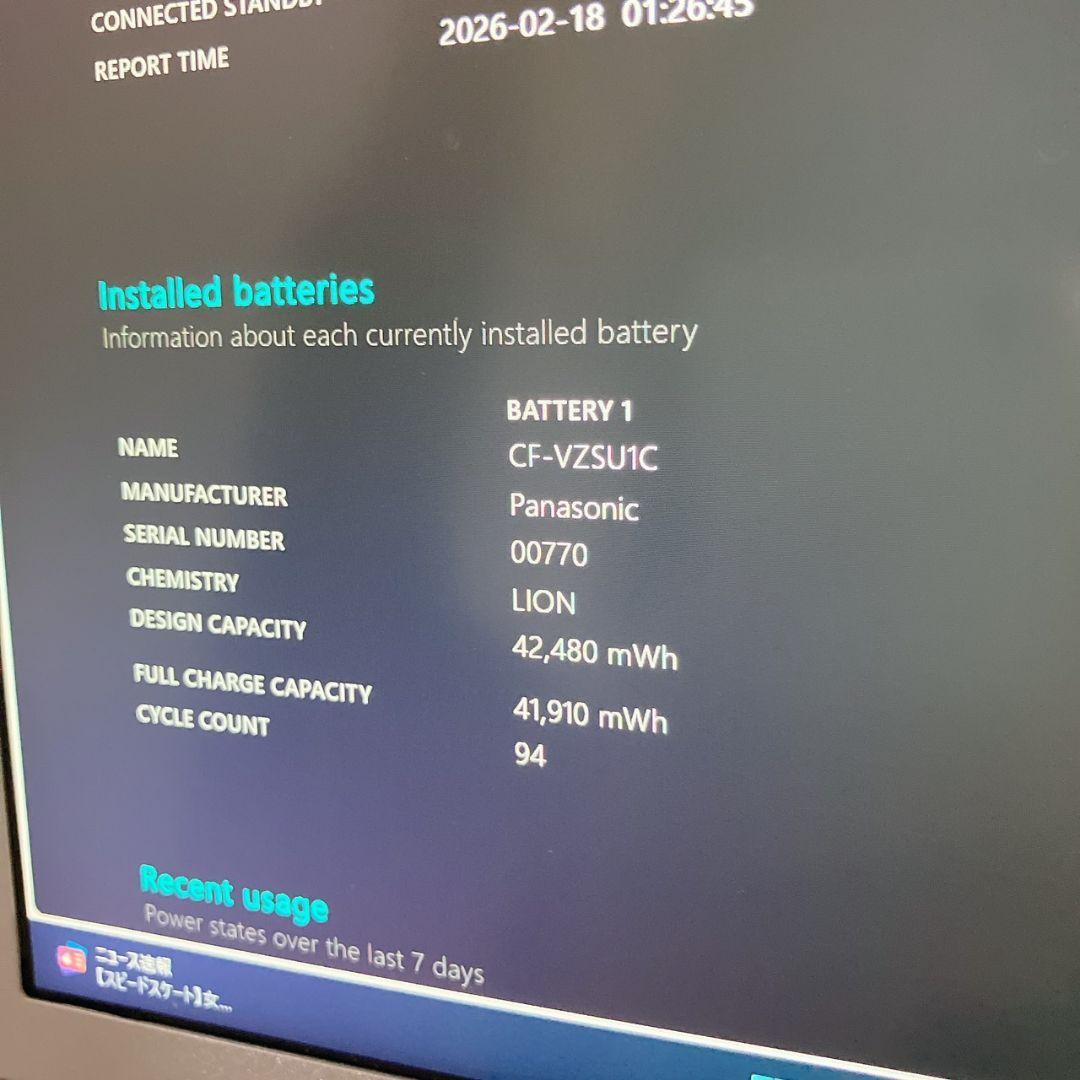 Windowsノート本体 Let's note CF-SV1 Core i5-1145G7 /256/16