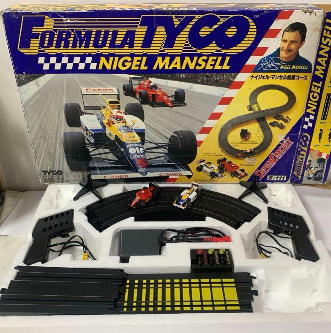 TYCO ナイジェルマンセル F1 スロットカー S-111 箱付き