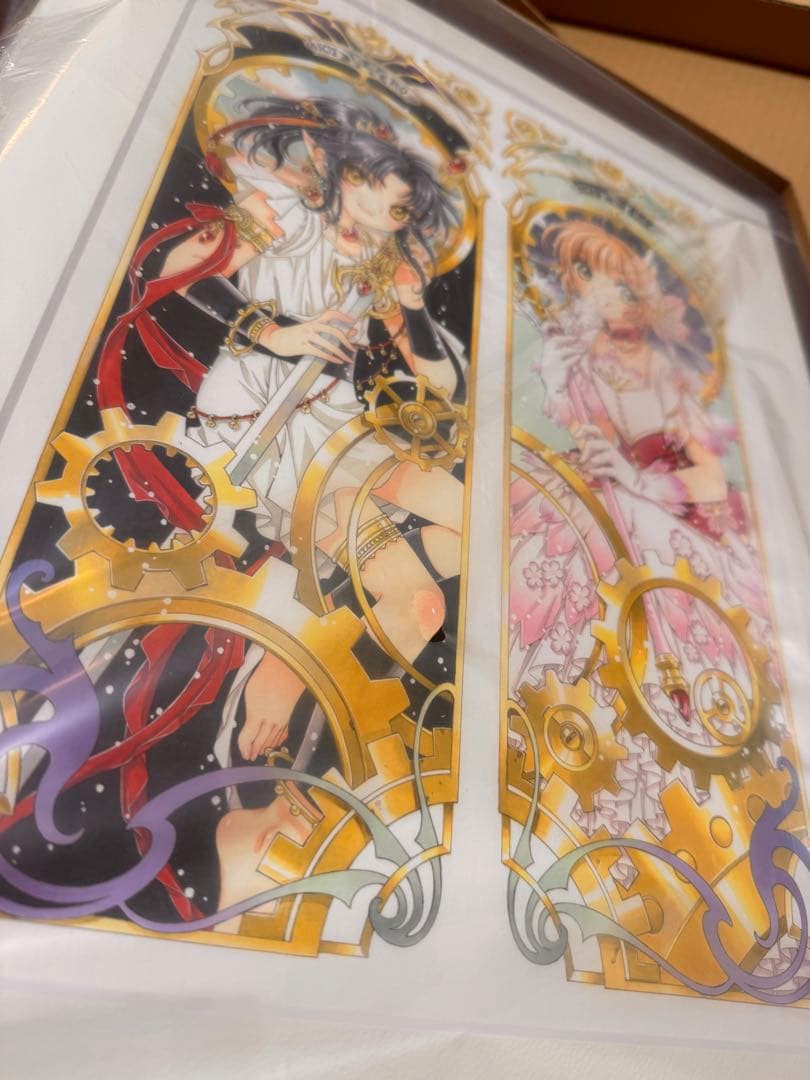 【新品】CLAMP展 描き下ろし アートパネル 阿修羅&さくら