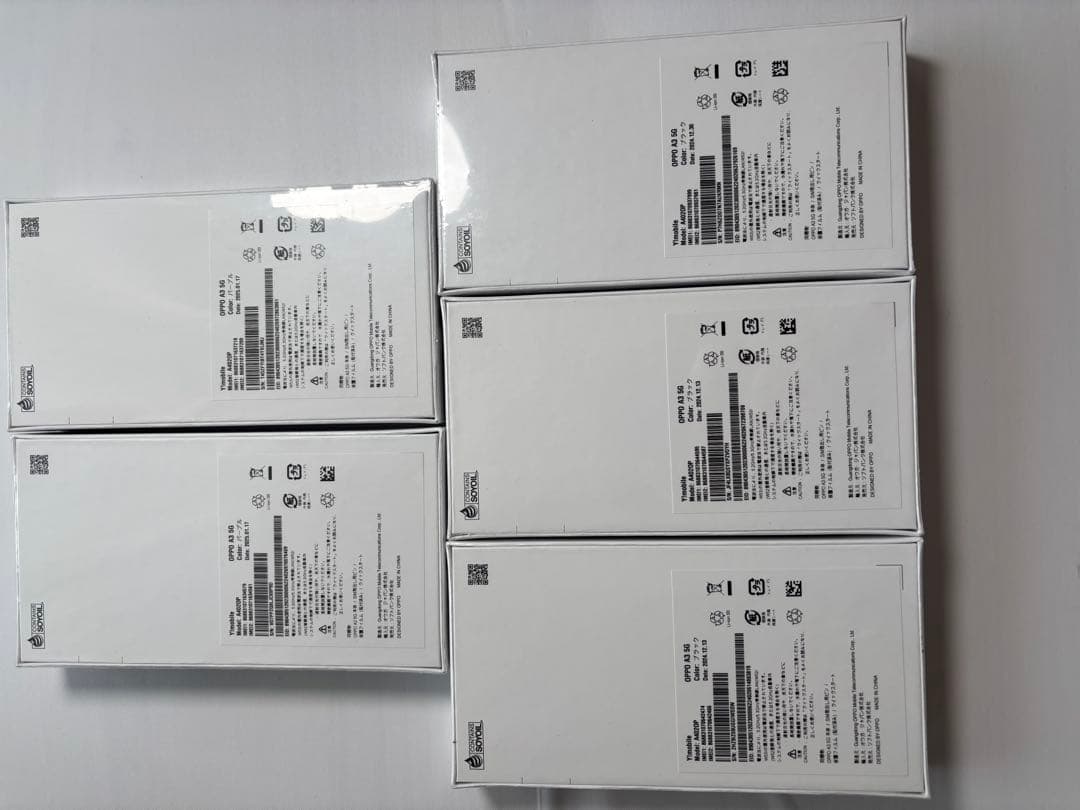 【YDMOBA　新品未開封】OPPO A3 5G 128GB 5台セット