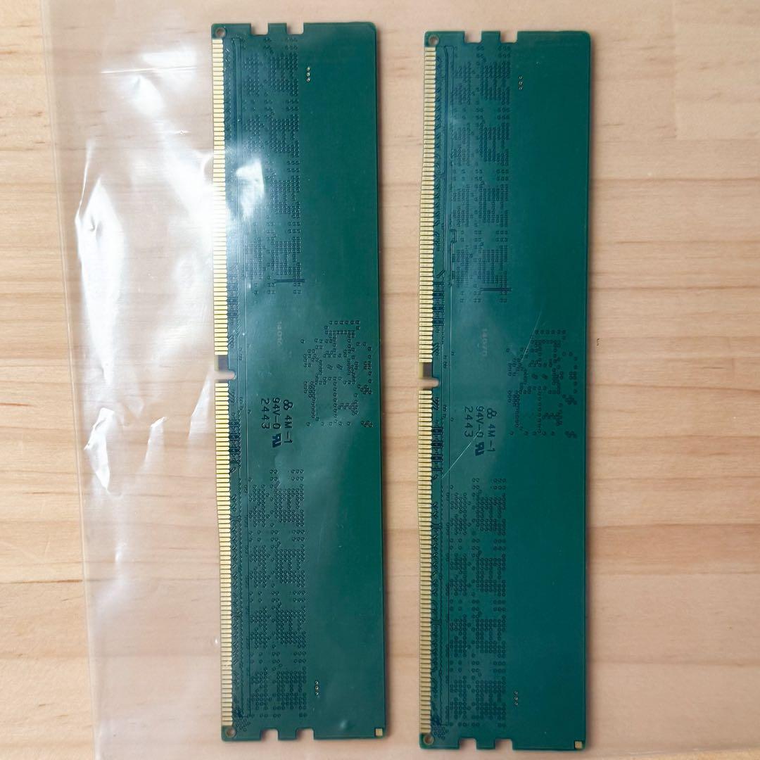 ほぼ未使用）SanMax DDR5-5600 16GB×2メモリ動作確認済