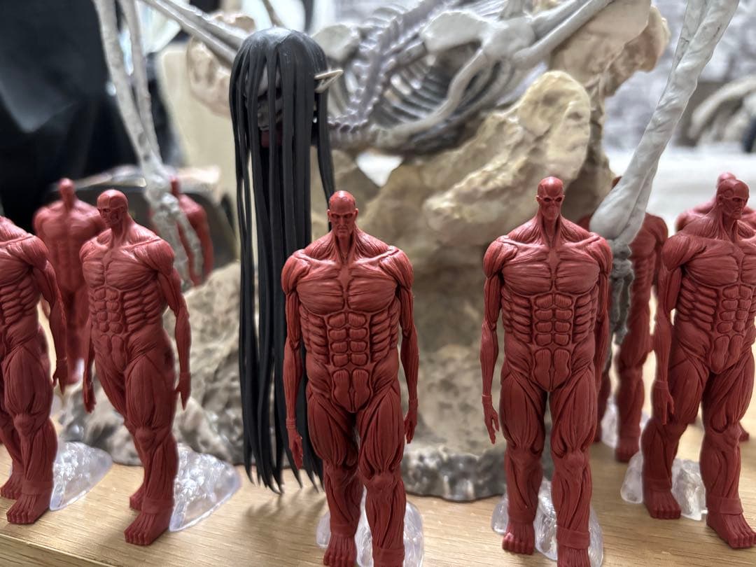 め*ん様 進撃の巨人一番くじ ♥始祖の巨人フィギュア 超大型巨人セット♥