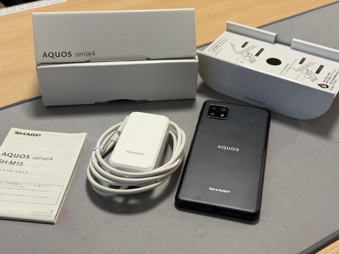 SHARP AQUOS sense4 SH-M15 ブラック