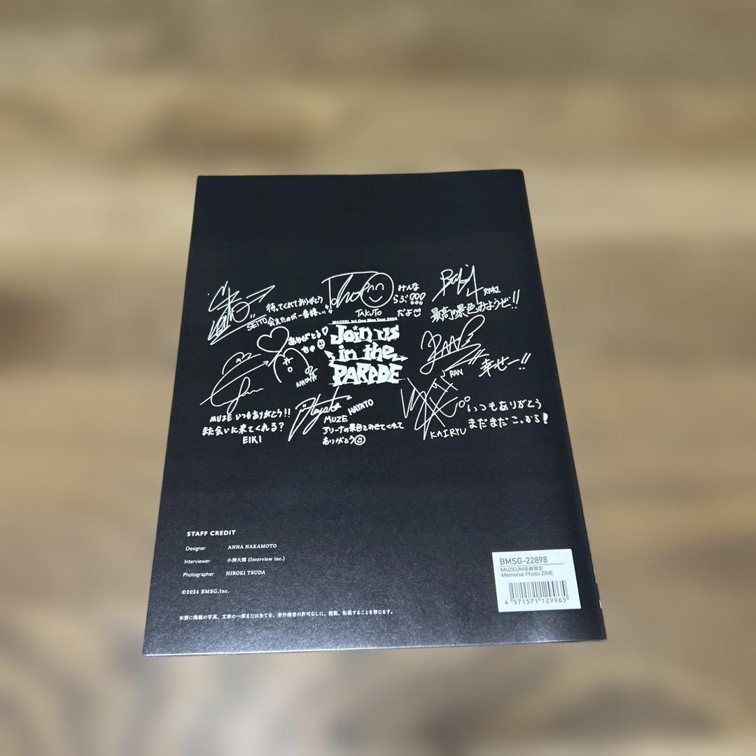 MAZZEL Memorial Photo ZINE マーゼル