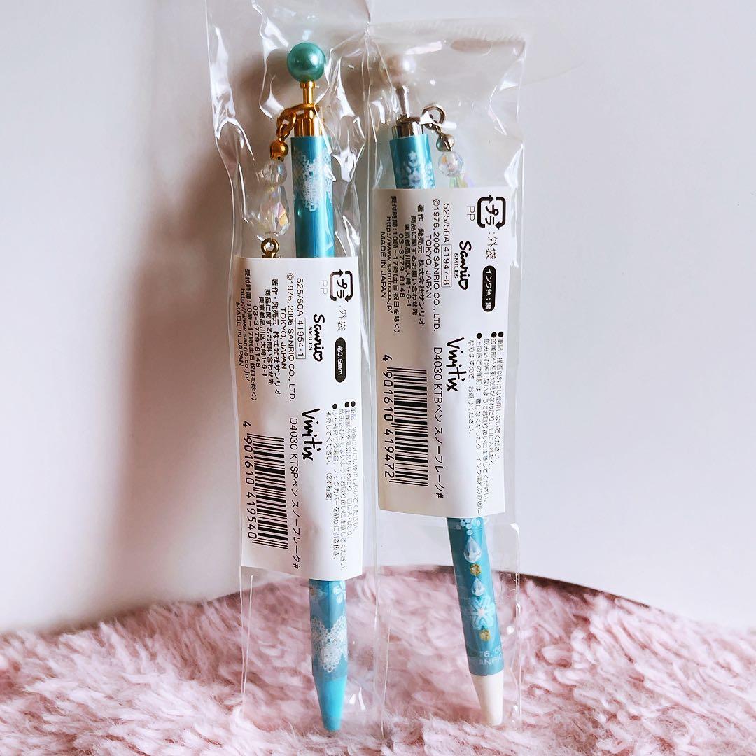 希少レア　ハローキティ　ペン　スノーフレーク　vivitex 2006年製