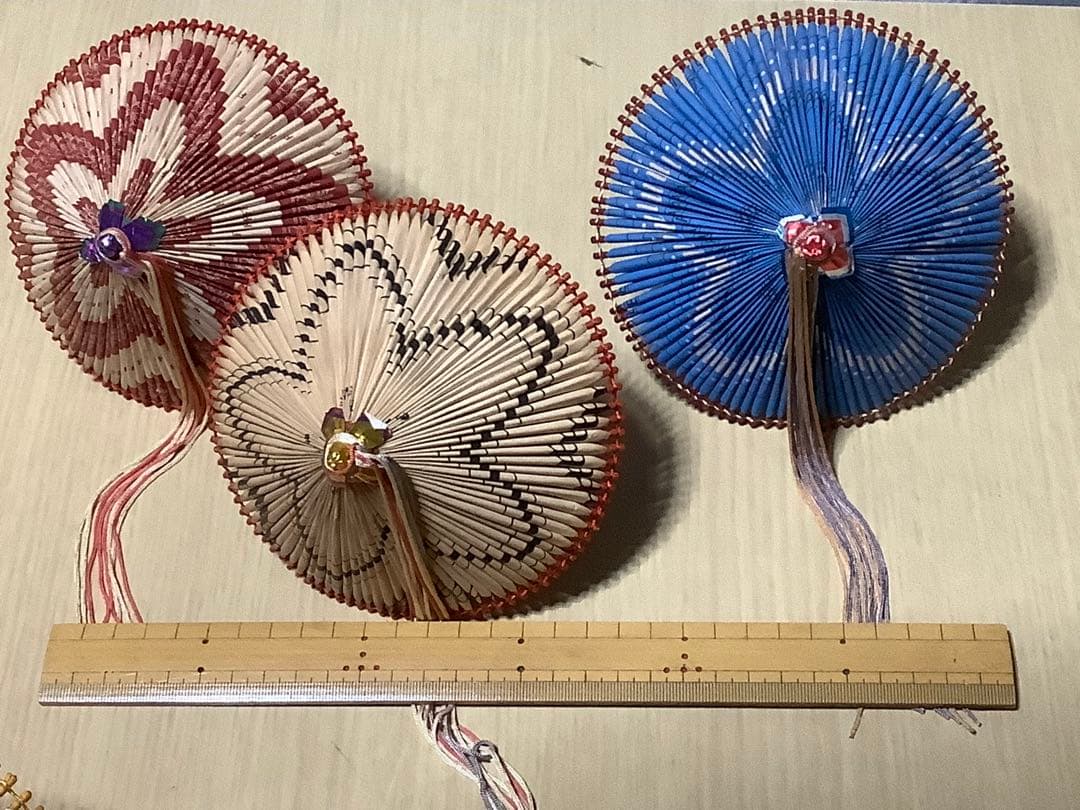 手作り和傘　タバコのパッケージ＋α仕様　大中小３８【まとめ売り】