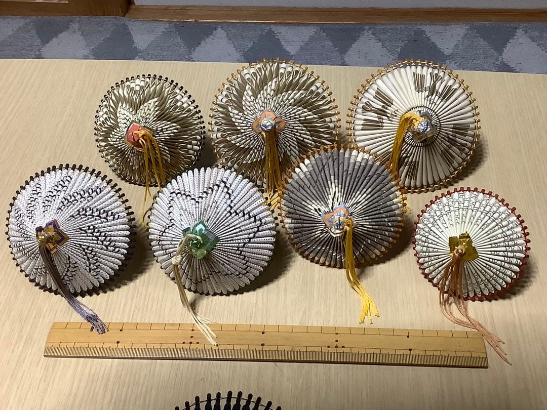 手作り和傘　タバコのパッケージ＋α仕様　大中小３８【まとめ売り】