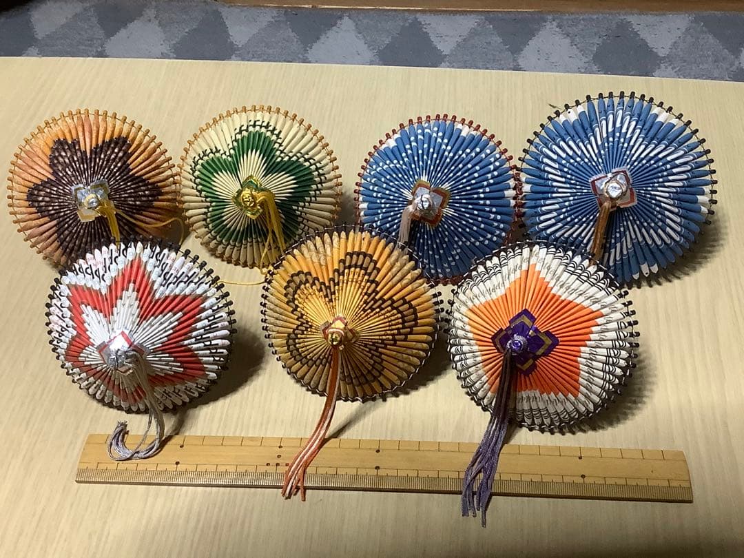 手作り和傘　タバコのパッケージ＋α仕様　大中小３８【まとめ売り】