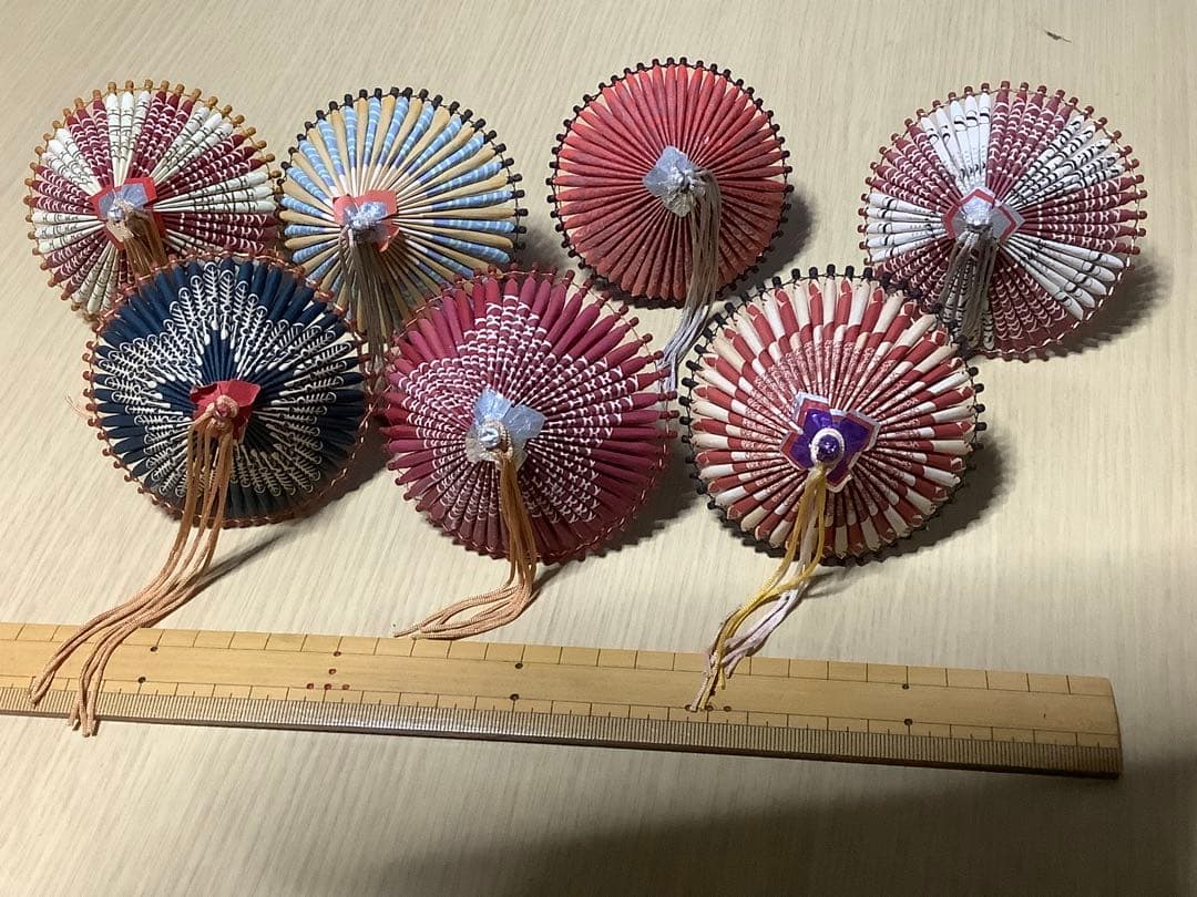 手作り和傘　タバコのパッケージ＋α仕様　大中小３８【まとめ売り】
