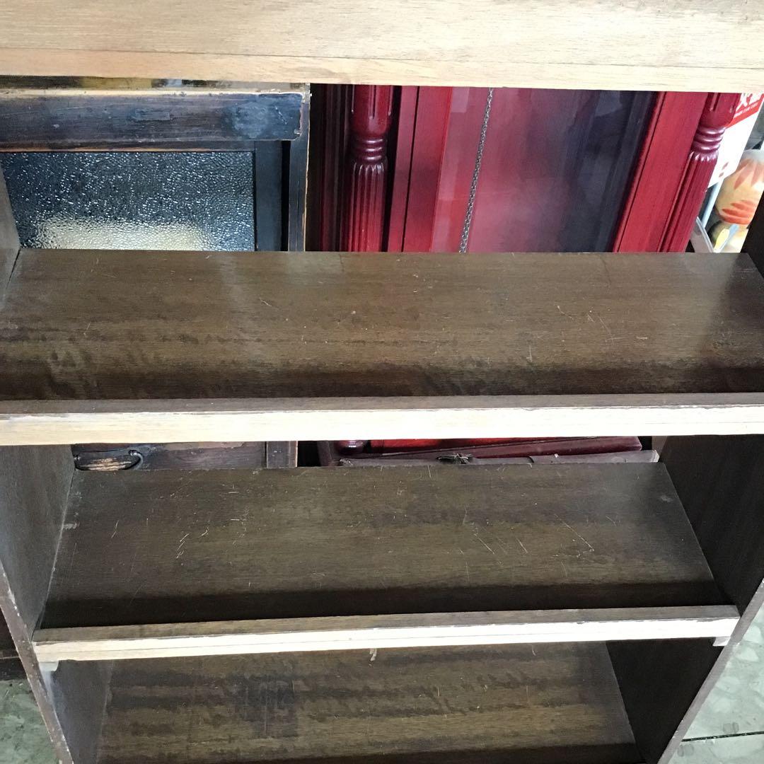 昭和レトロ　本棚　4段 ブックラック