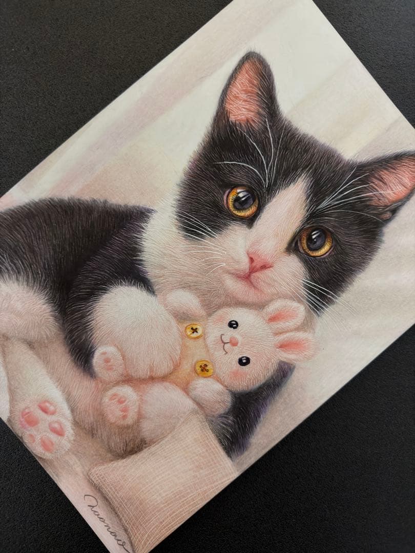 色鉛筆画 A4 だいじなともだち