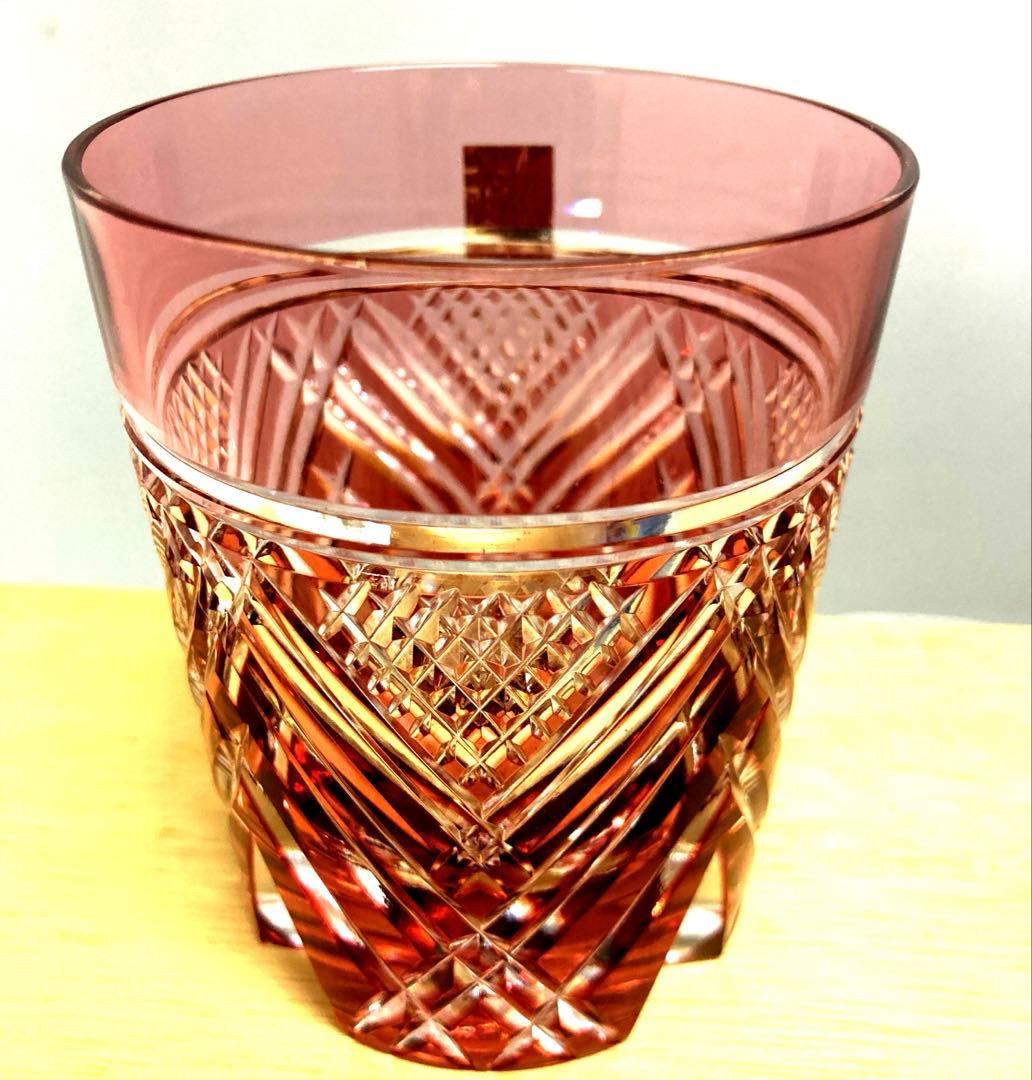 カガミクリスタル 江戸切子ロックグラス【ペア】