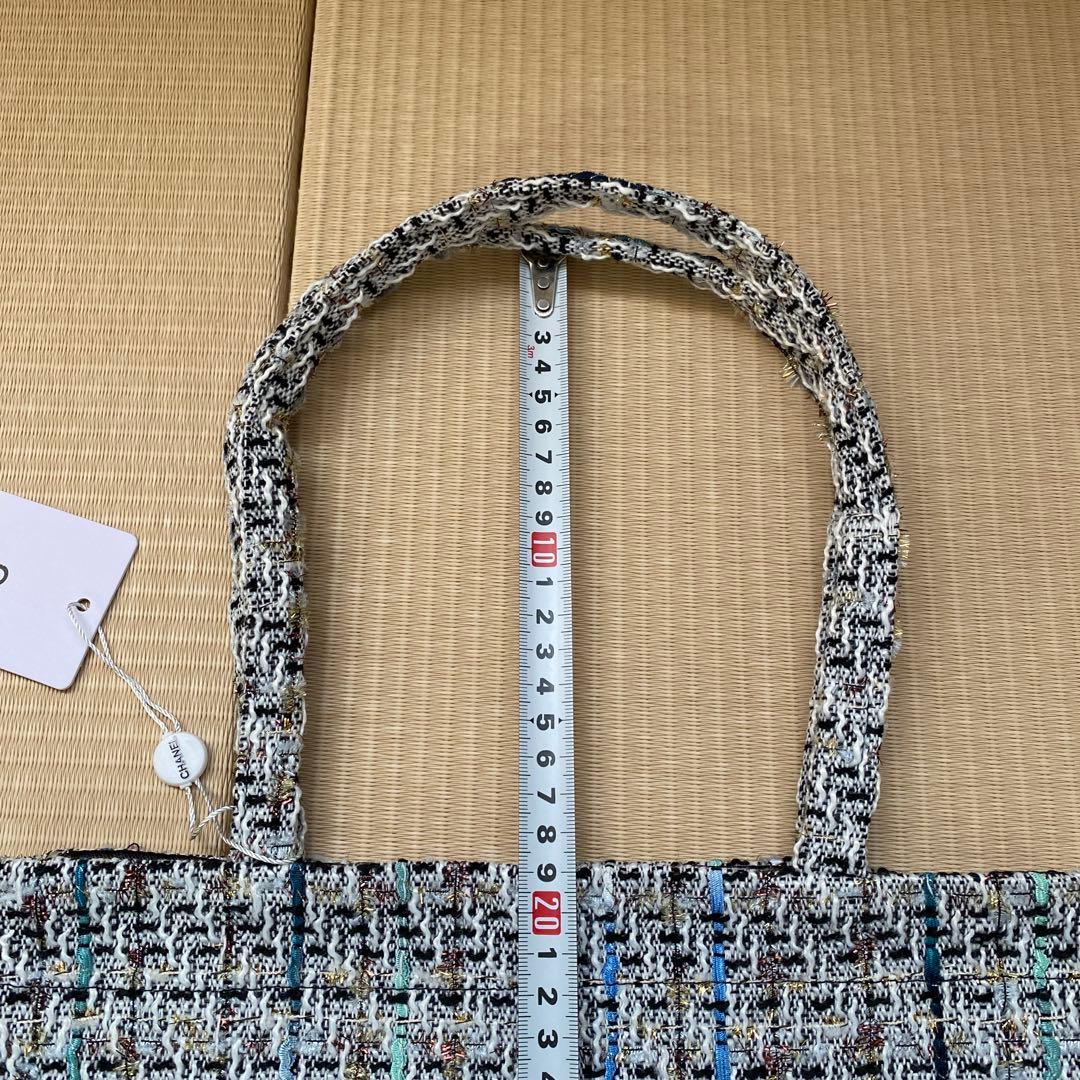 【未使用】シャネルノベルティ ツイード トートバッグ スパンコール ココマーク