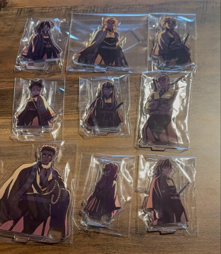 鬼滅の刃　立志編オープニング柱登場　アクリルスタンド　コンプリート