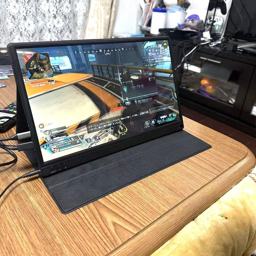 モバイルモニター 15.6 ポータブル ゲーミング Switch/PCスマホ接続