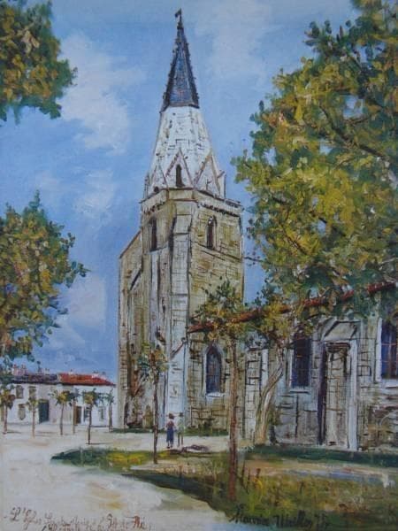 UTRILLO、L'EGLISE SAINTA-MARIE、海外版超希少レゾネ