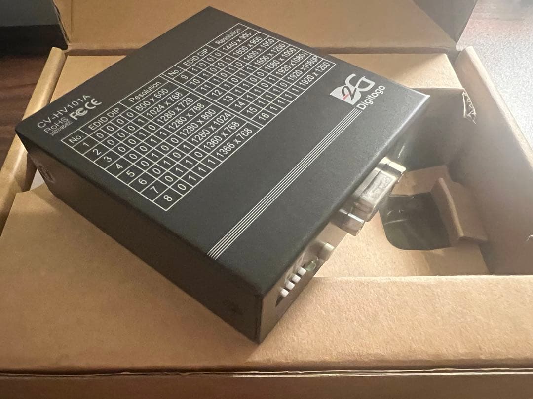 その他 Digitogo HDMI to VGA Converter CV-HV101A