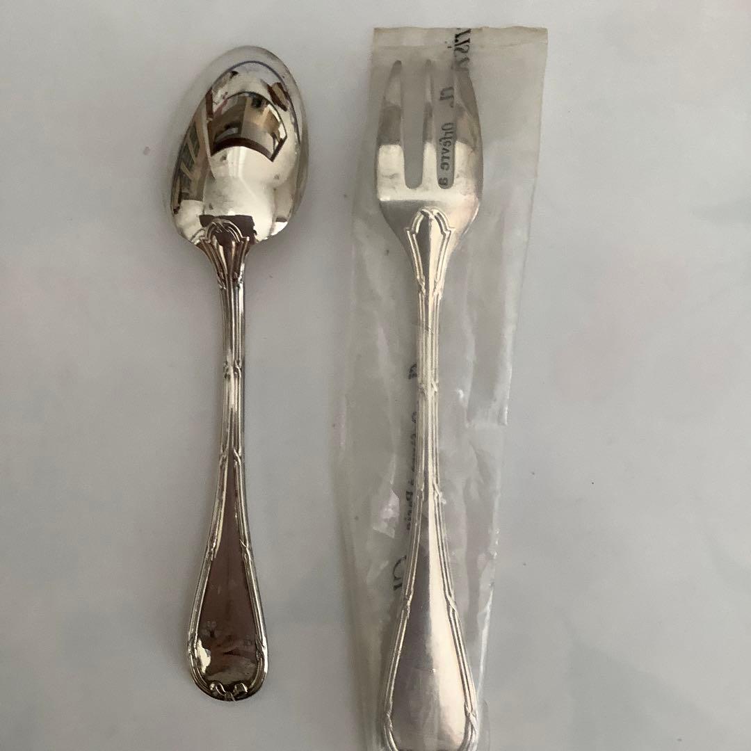 銀製クリストフル　デザートセット　②