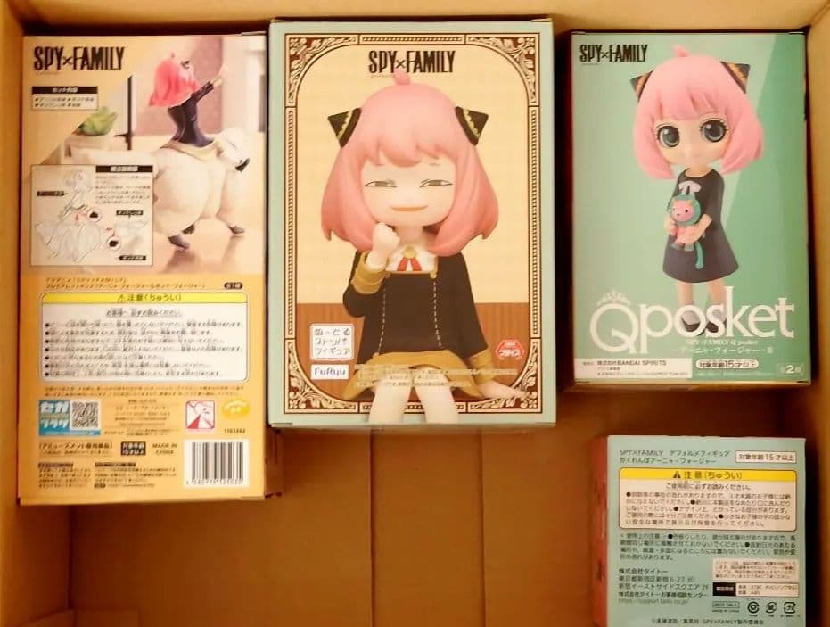 SPY×FAMILY アーニャ フィギュア 4体セットほか（未開封）